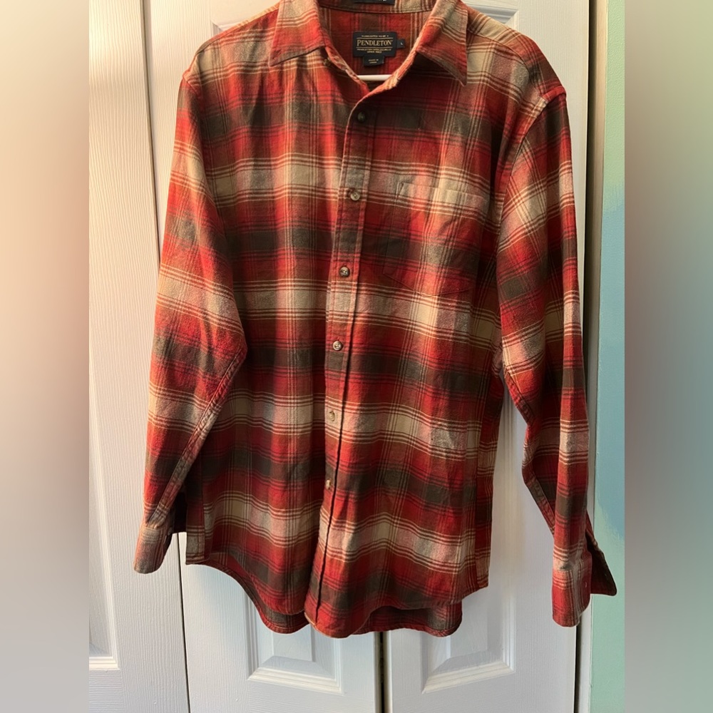 Pendleton Mason Button-down Flannel Size L